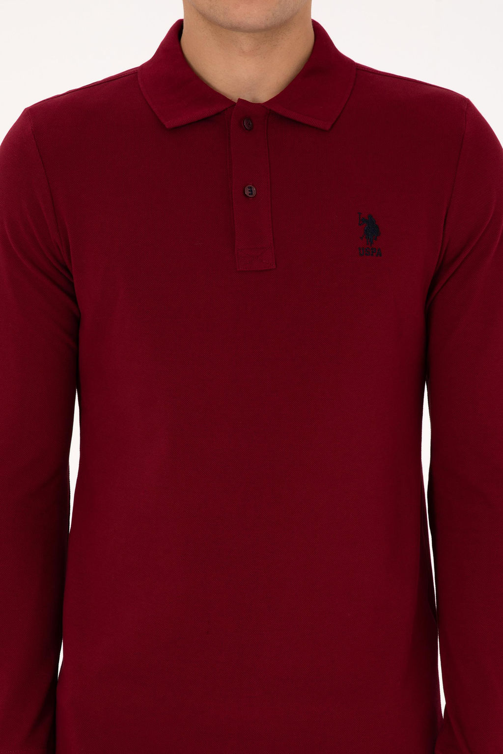 Erkek Bordo Basic Sweatshirt