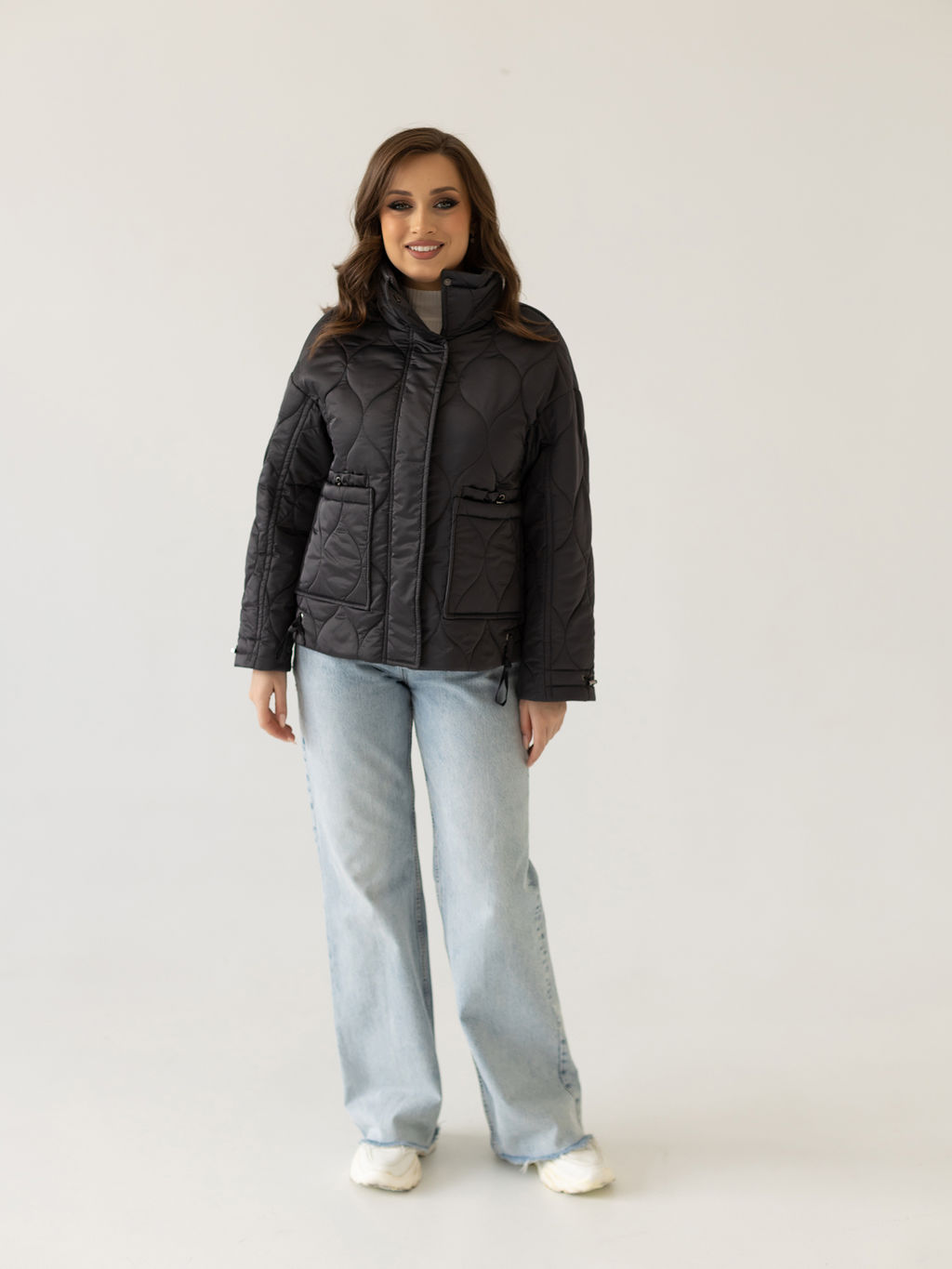 Куртка женская демисезонная 24835 (графит) - Kankan фото 5