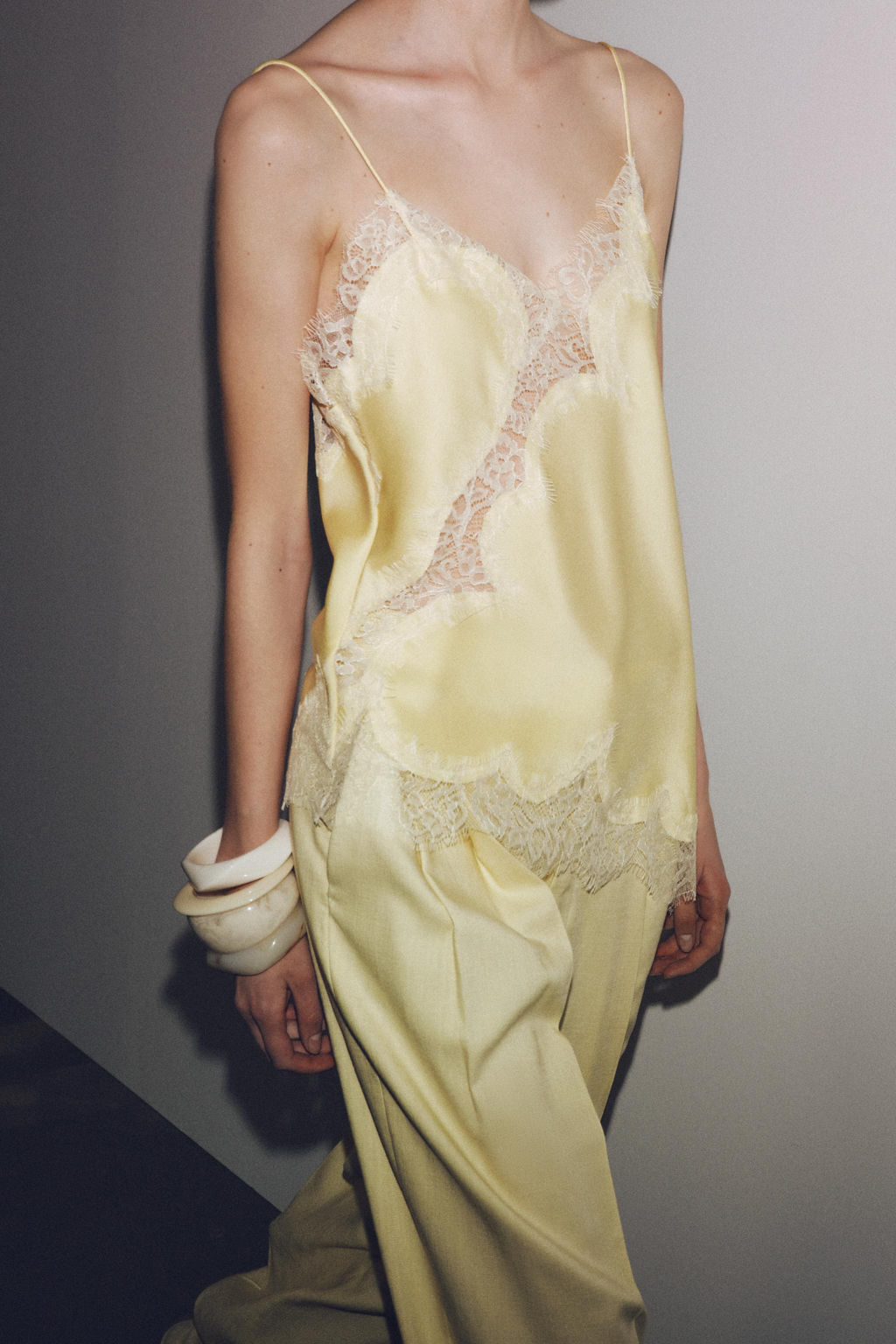 ZW COLLECTION LACE CAMISOLE TOP - Zara фото 4