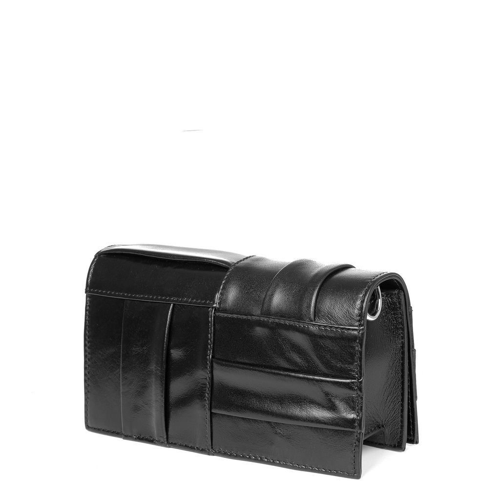 Y1573 black, женская кожаная сумка "Клатч", Barcelo Biagi