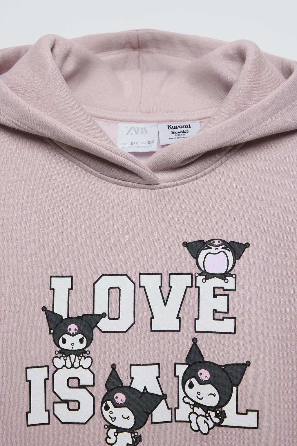 KUROMI  SANRIO PLUSH HOODED DRESS - Zara фото 4