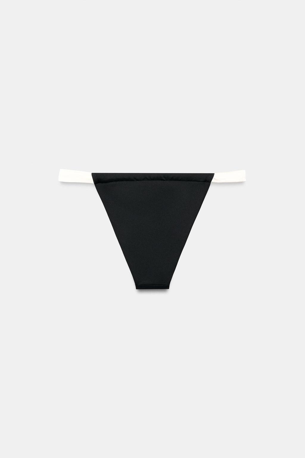 BRAGUITA BIKINI CORTINILLA CONTRASTE / Negro - Zara фото 8
