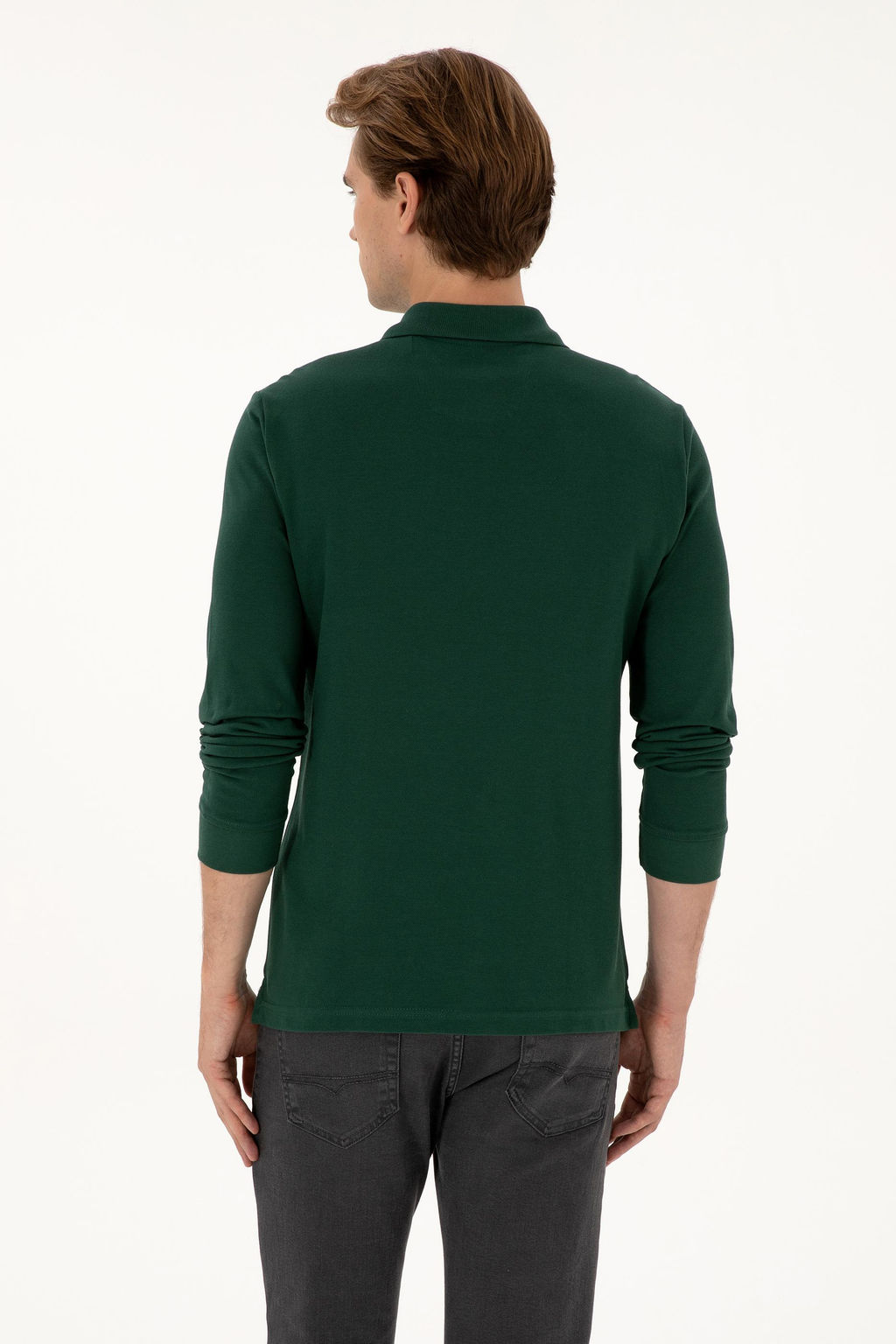 Erkek Koyu Ye_il Basic Sweatshirt Sepette S_rpriz _ndirim - U.s. polo assn фото 5