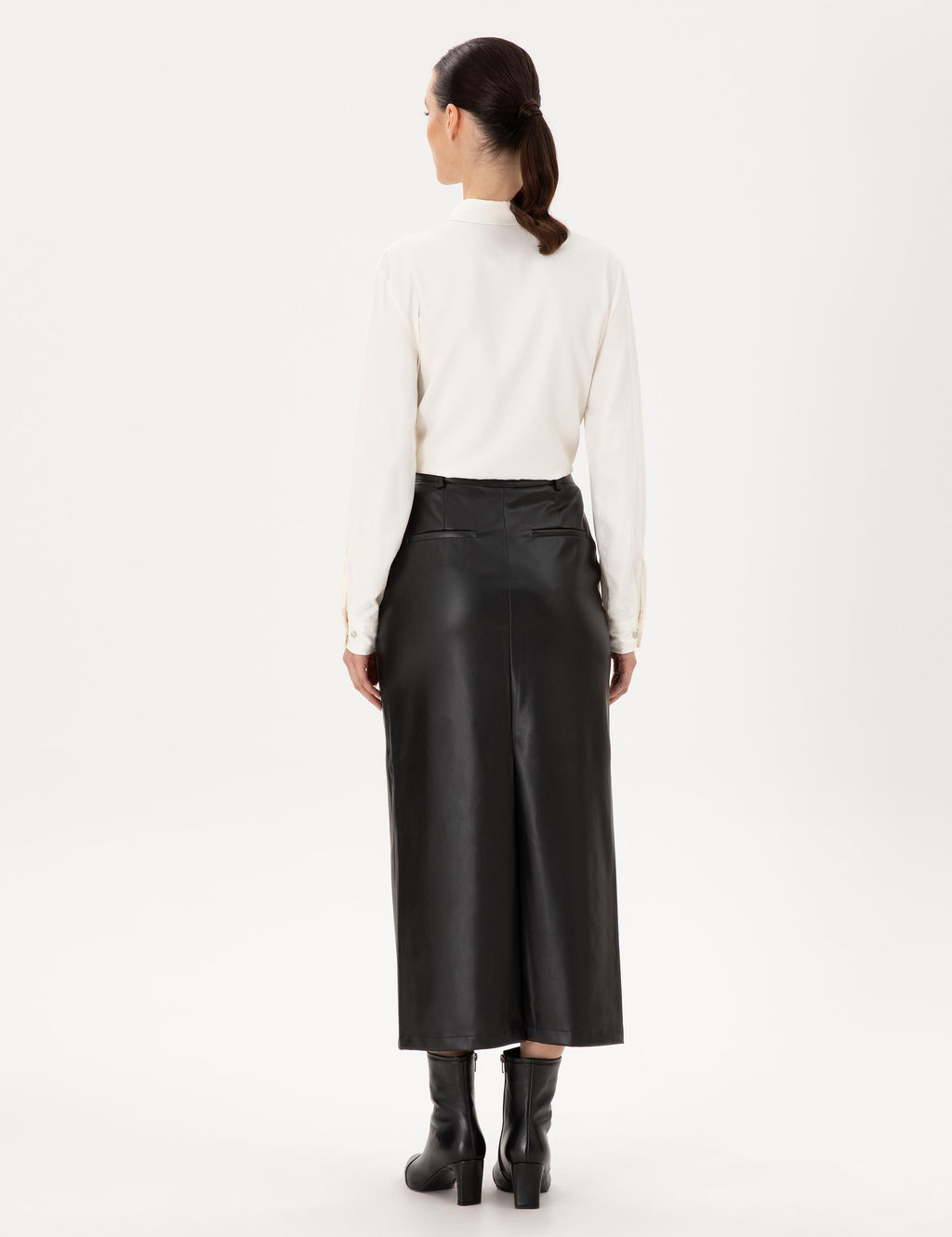 Siyah A Kesim Dokuma Etek - Pierre cardin фото 4
