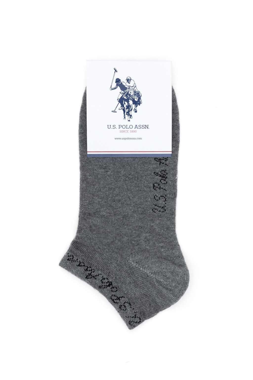 Женские серые меланжевые носки Неожиданная скидка в корзине - U.s. polo assn фото 4