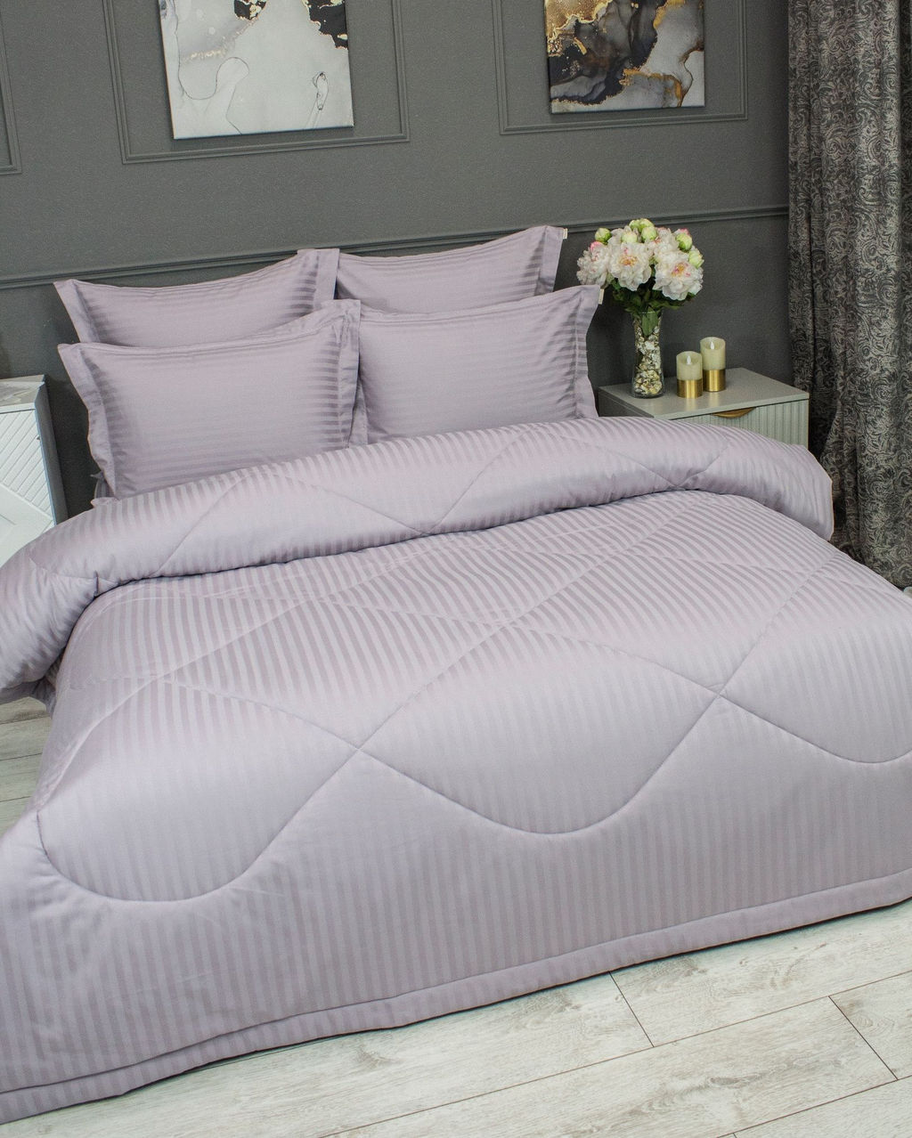 Hotel (пыльная лаванда) Cotton комплект - Kazanov.a. фото 2