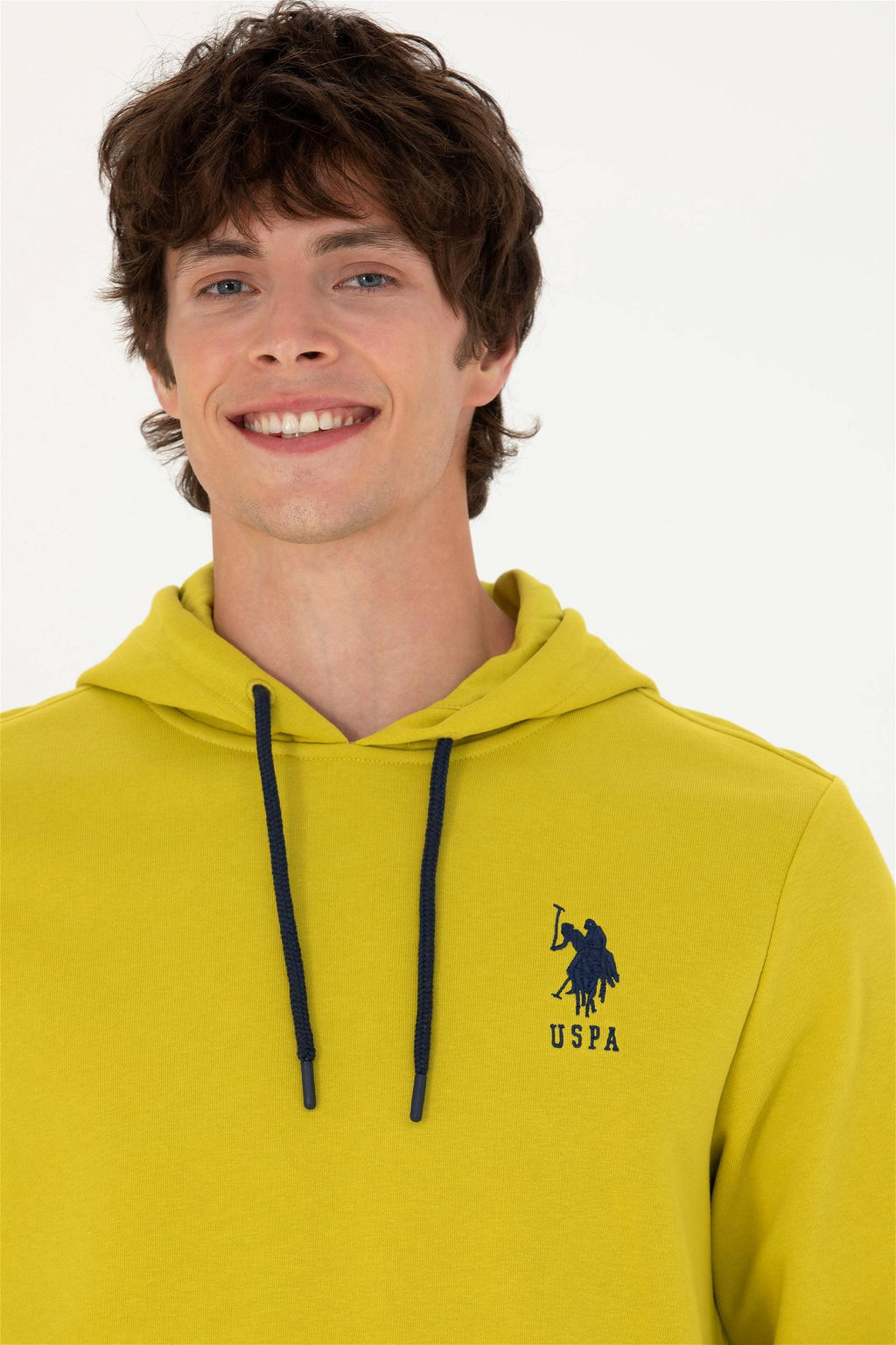 U. S. Polo Assn Мужская базовая толстовка с капюшоном фисташкового цвета - U.s. polo assn фото 9