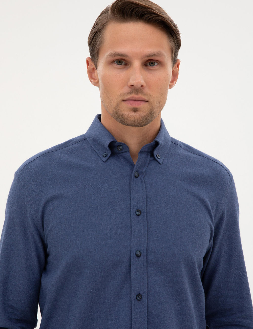_ndigo Regular Fit Uzun Kollu G_mlek - Pierre cardin фото 2