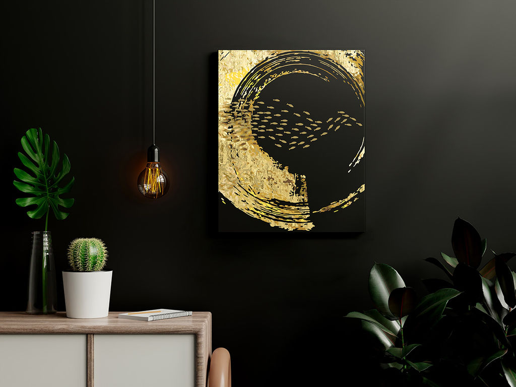 ФРЕЯ PNB/PLPT-221 Набор для раскрашивания по номерам ( с поталью ) 50 х 40 см Сверкающий вихрь  фото 4