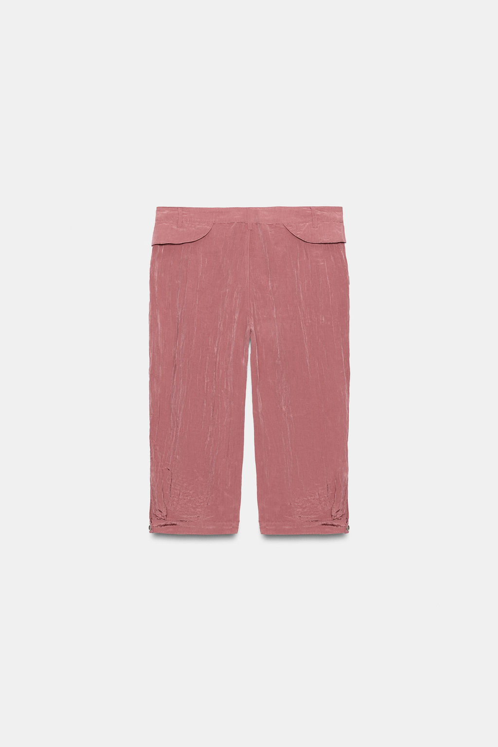 PANTAL?N CAPRI FLUIDO / Rosado oscuro - Zara фото 6