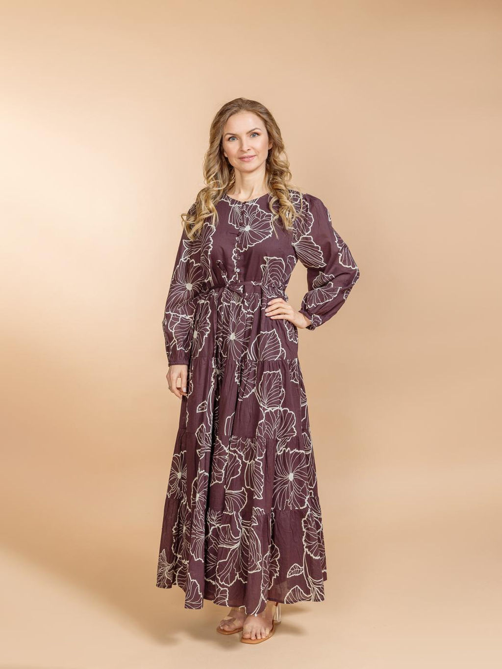 Платье (хлопок) №25-241-2 - Ганг фото 2