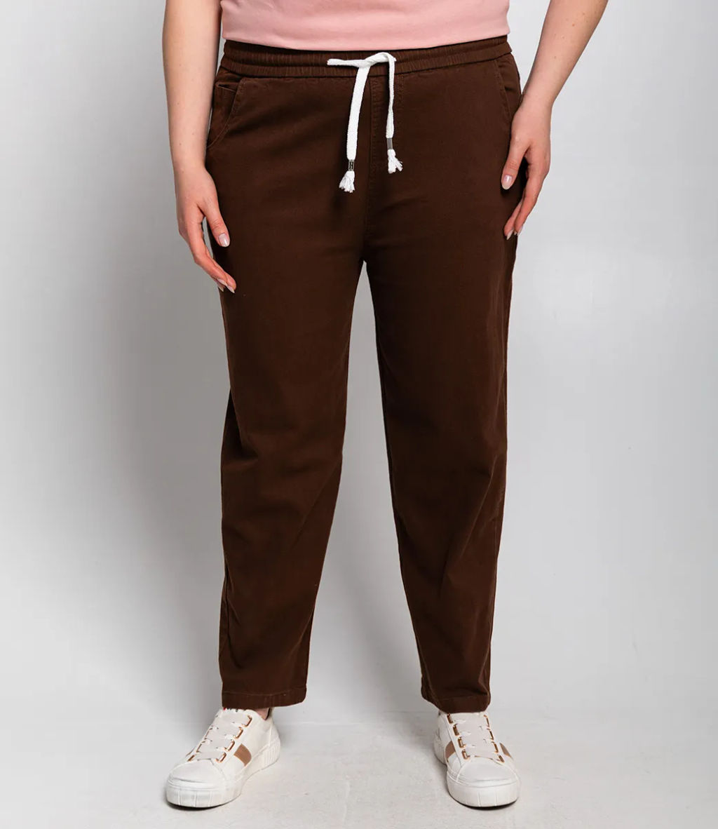 Брюки #КТ2610 (1), шоколадный - Dommod фото 2