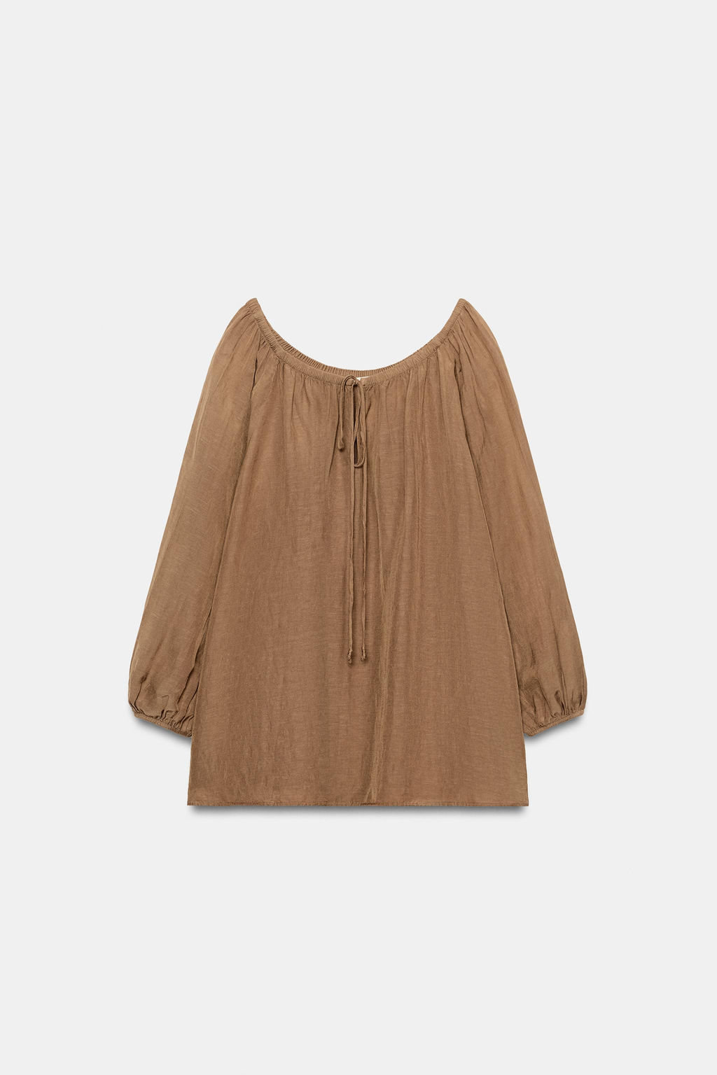 BLUSA CON LINO ZW COLLECTION / Toffe - Zara фото 5