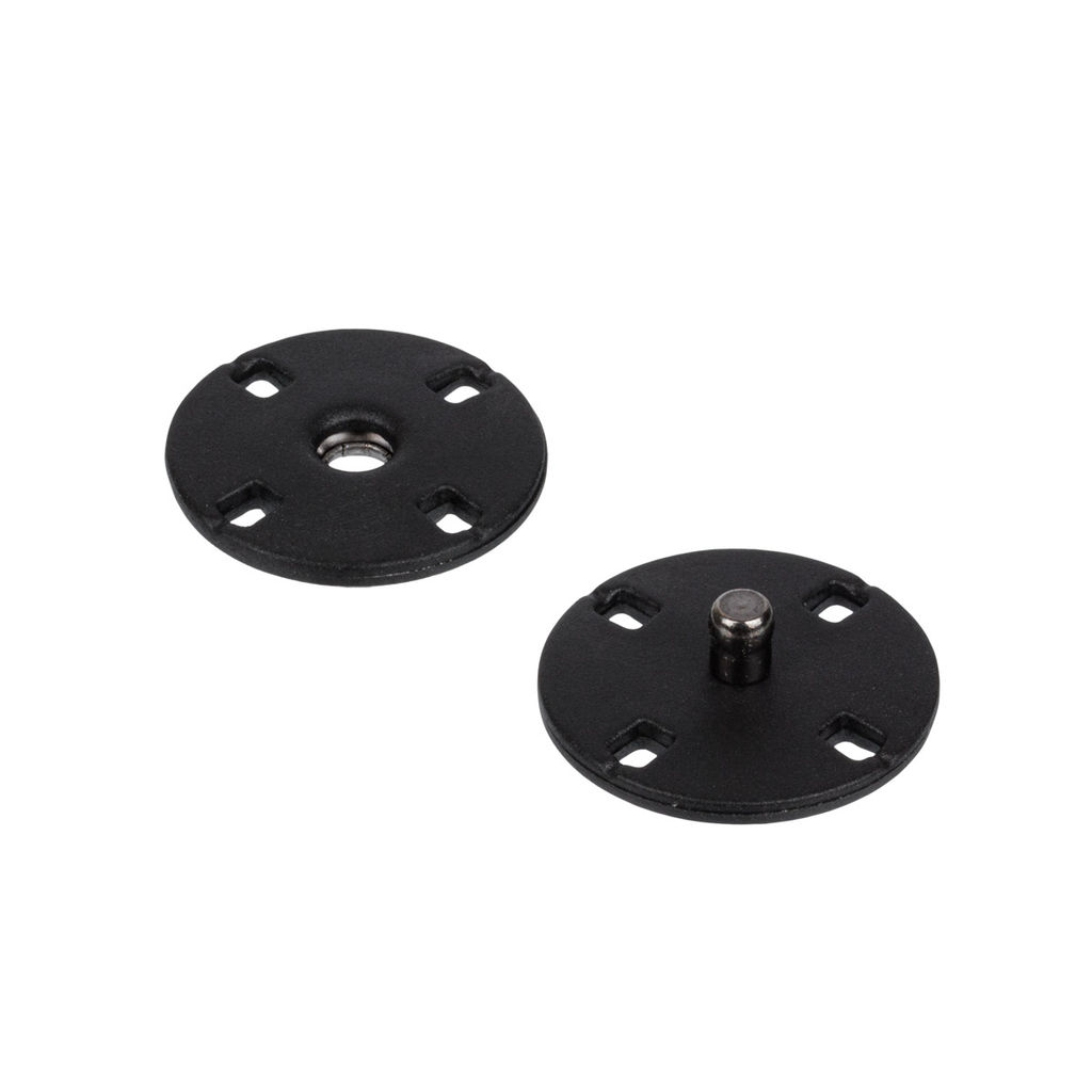 Кнопка пришивная Gamma KLE-20 пластик металл d 20 мм 5 шт №01 белый