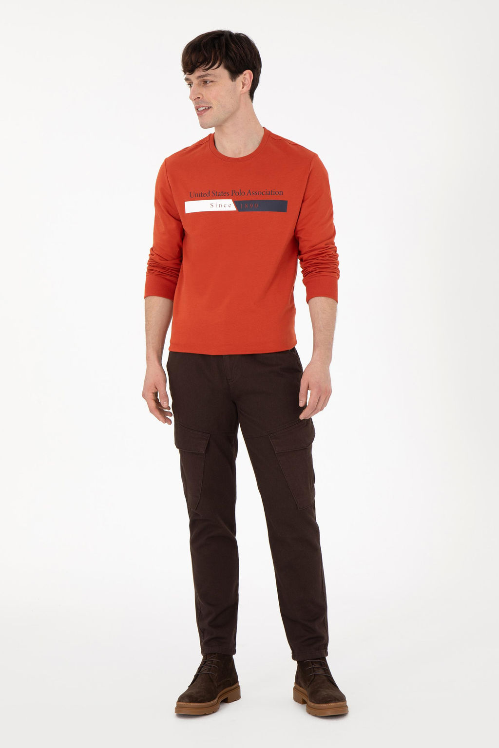 Мужской свитшот с плиткой Неожиданная скидка в корзине - U.s. polo assn фото 4