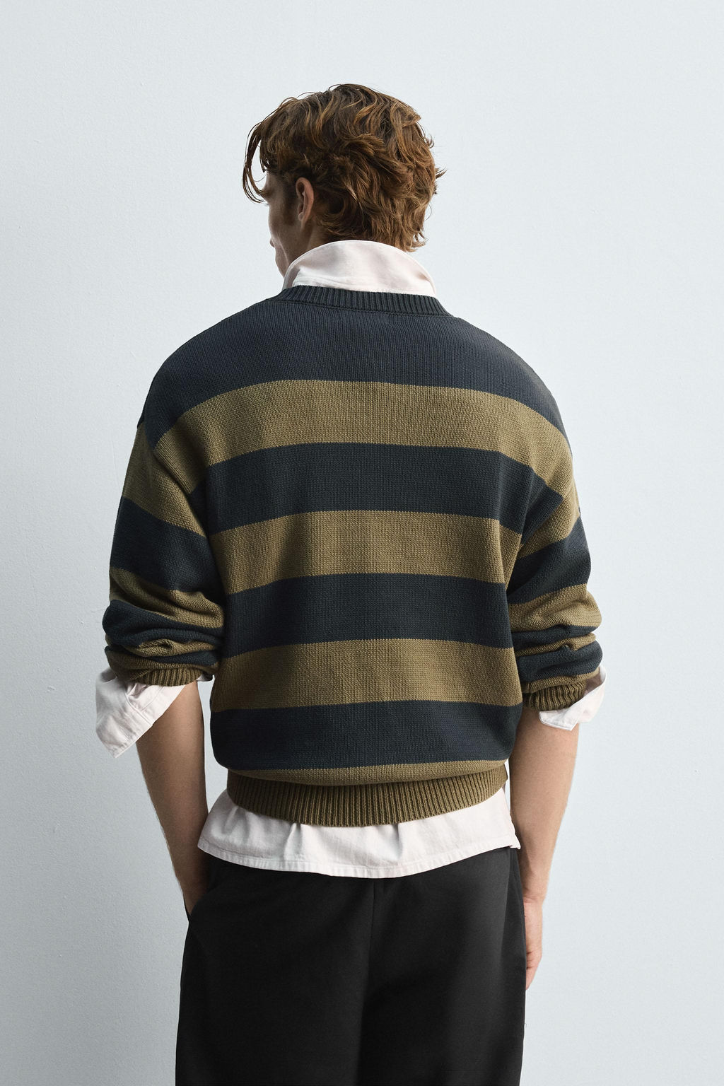 STRIPED JACQUARD SWEATER - Zara фото 3