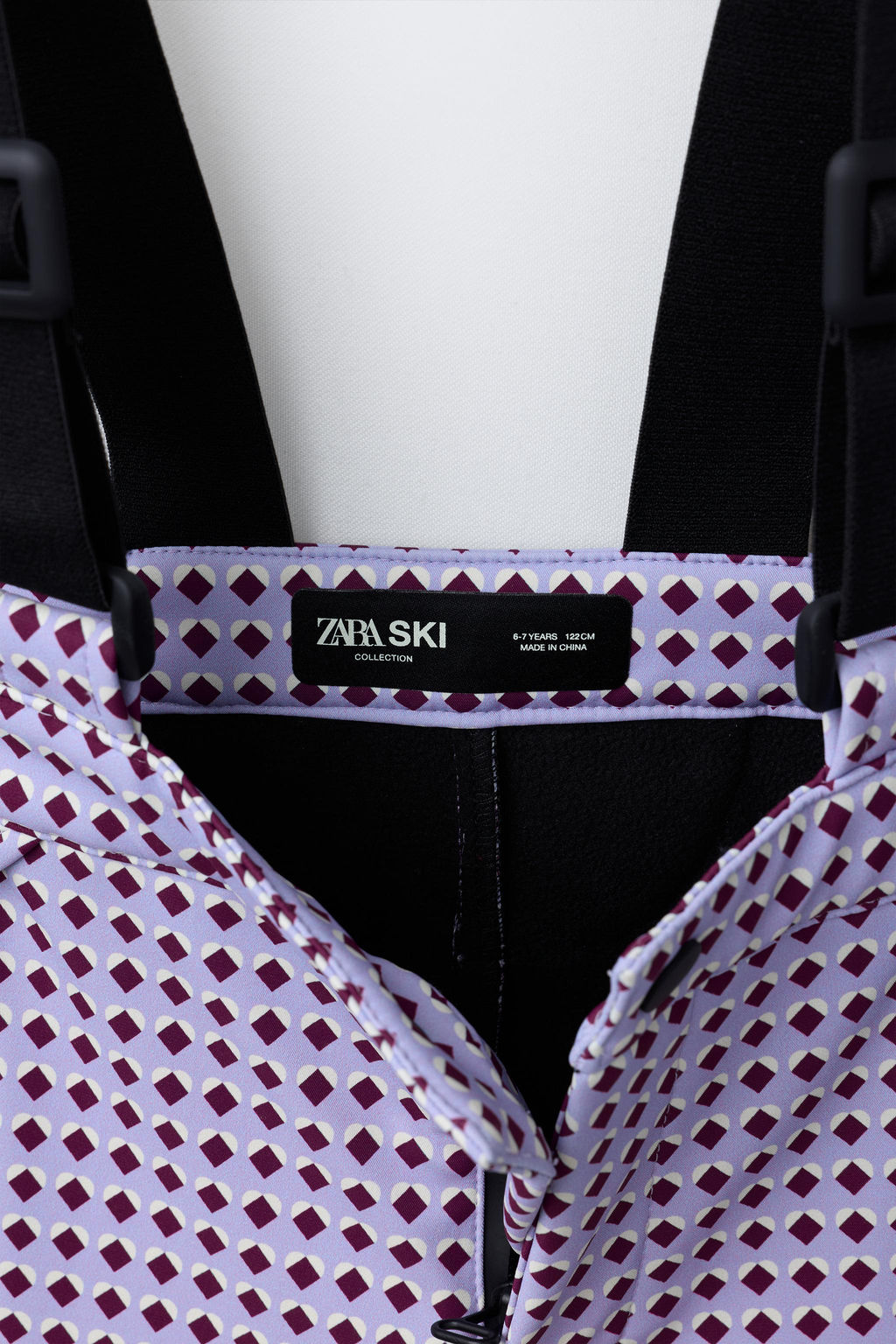 PANTAL?N TIRANTES WATER RESISTANT Y WINDPROOF RECCO® SYSTEM SKI COLLECTION / Malva - Zara фото 3