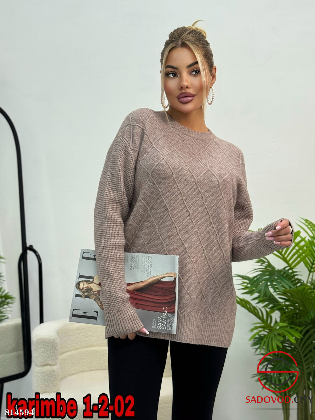 Кофта женская удлиненная - Bruno фото 10