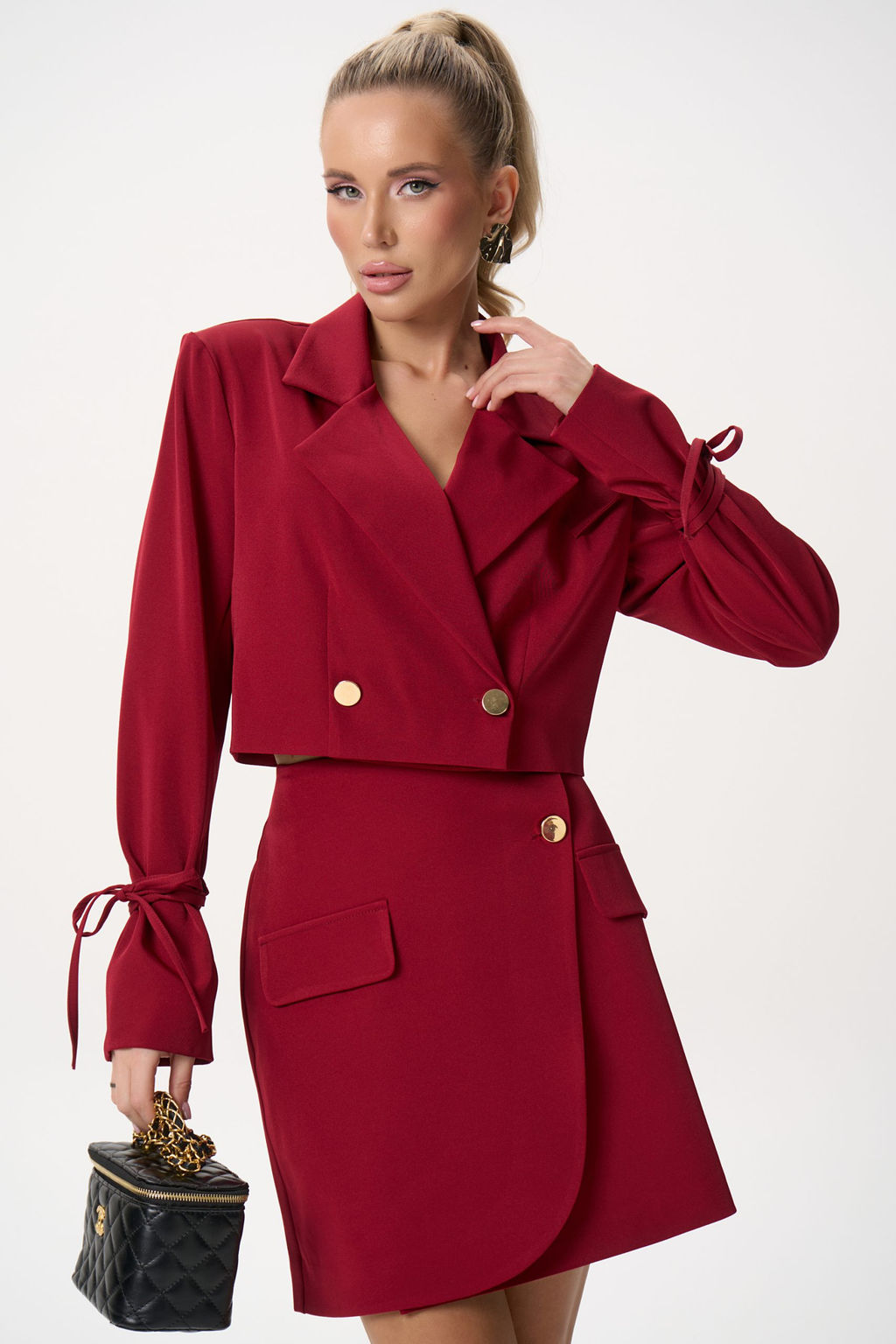 Пиджак Бонни (бордовый) - Эльза фото 15