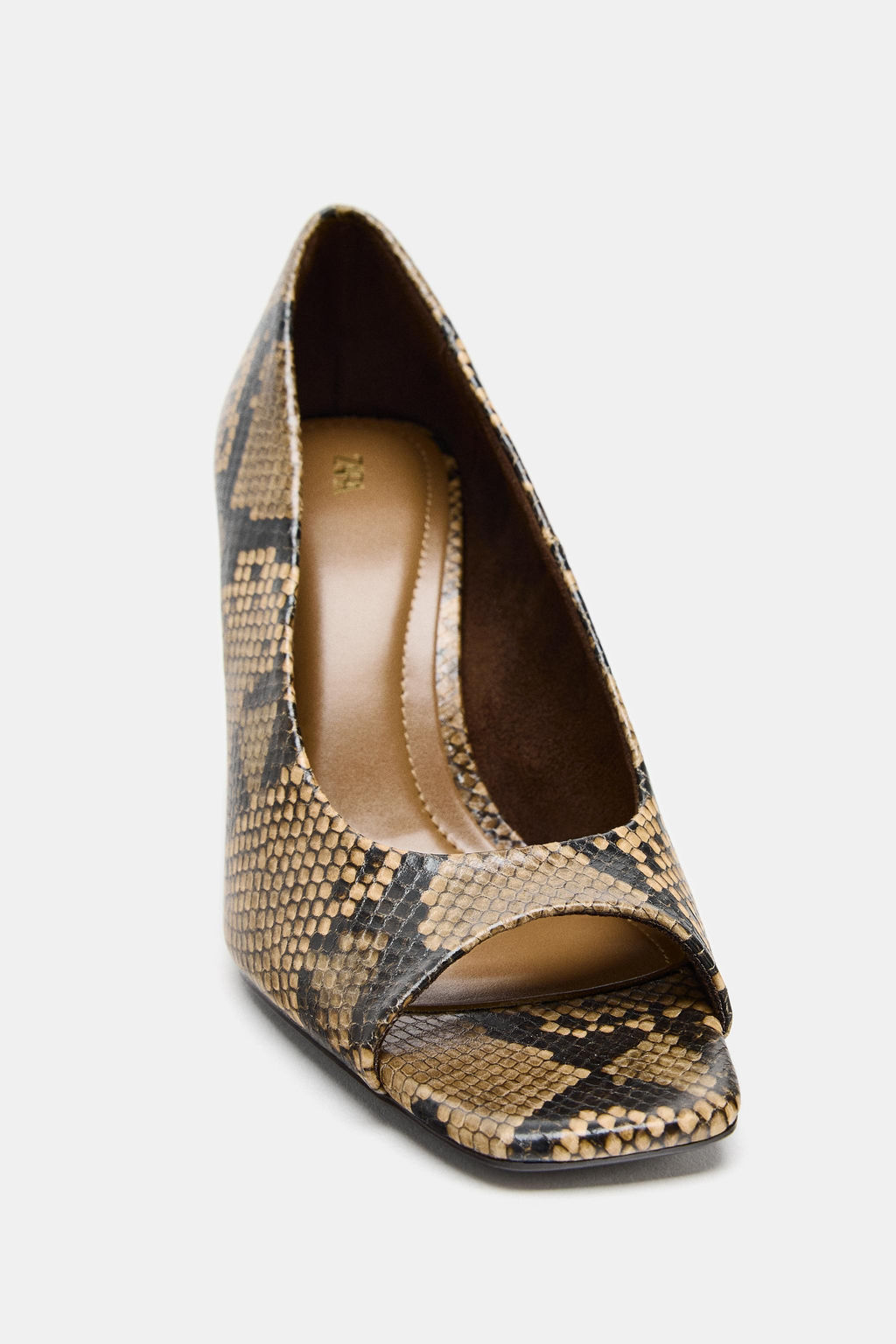 ANIMAL PRINT OPEN TOE SHOES - Zara фото 4