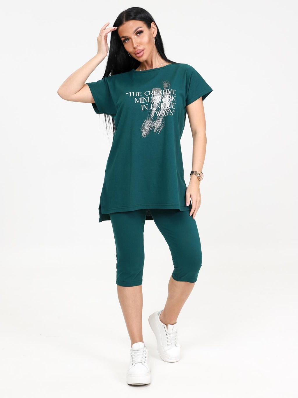 IV-CAPRIZ Эпюр - костюм изумрудный