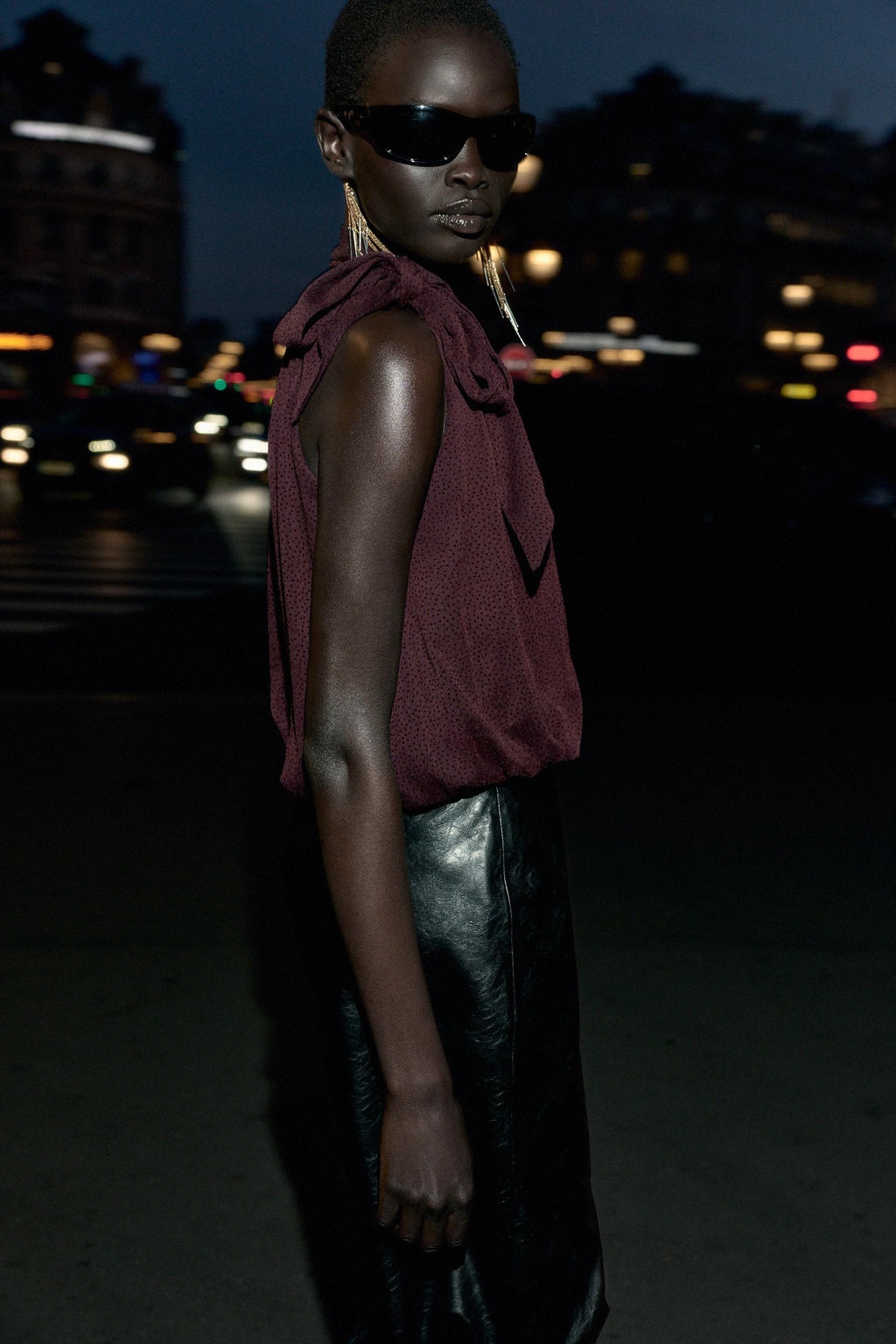 BALLOON HALTER NECK TOP - Zara фото 4