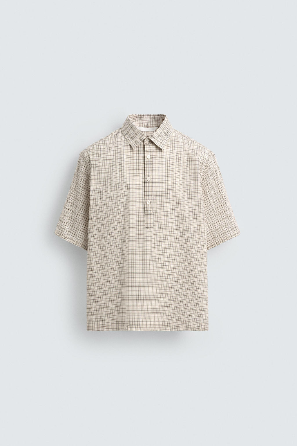 CHECK POLO SHIRT - Zara фото 6