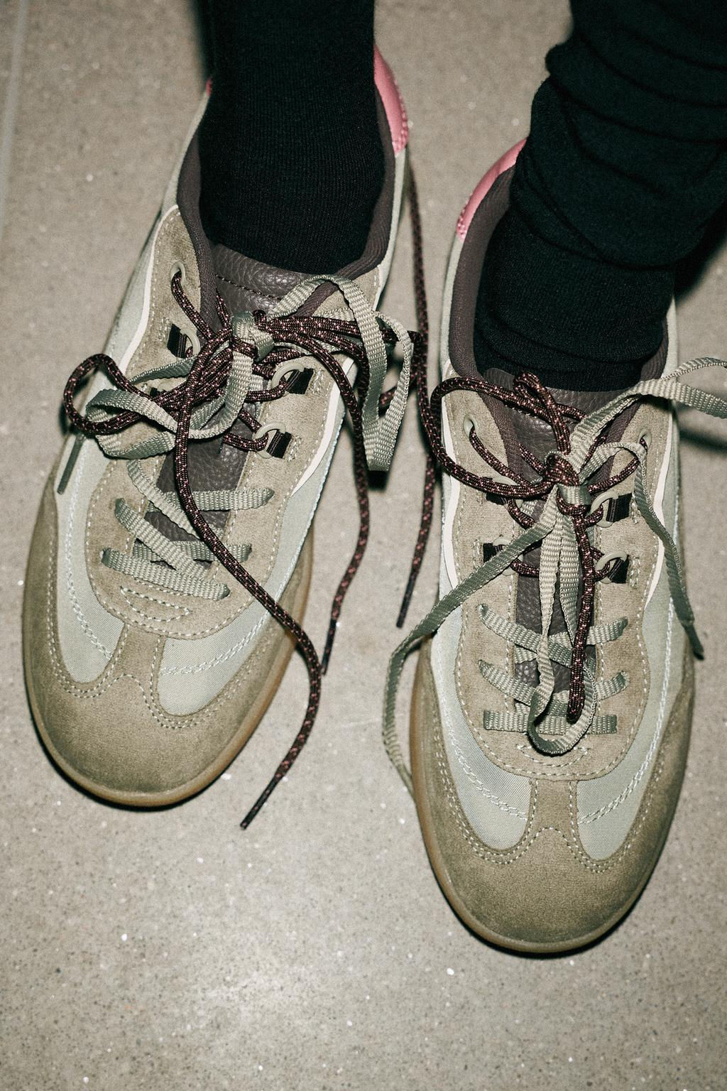 CONTRAST TRAINERS - Zara фото 2