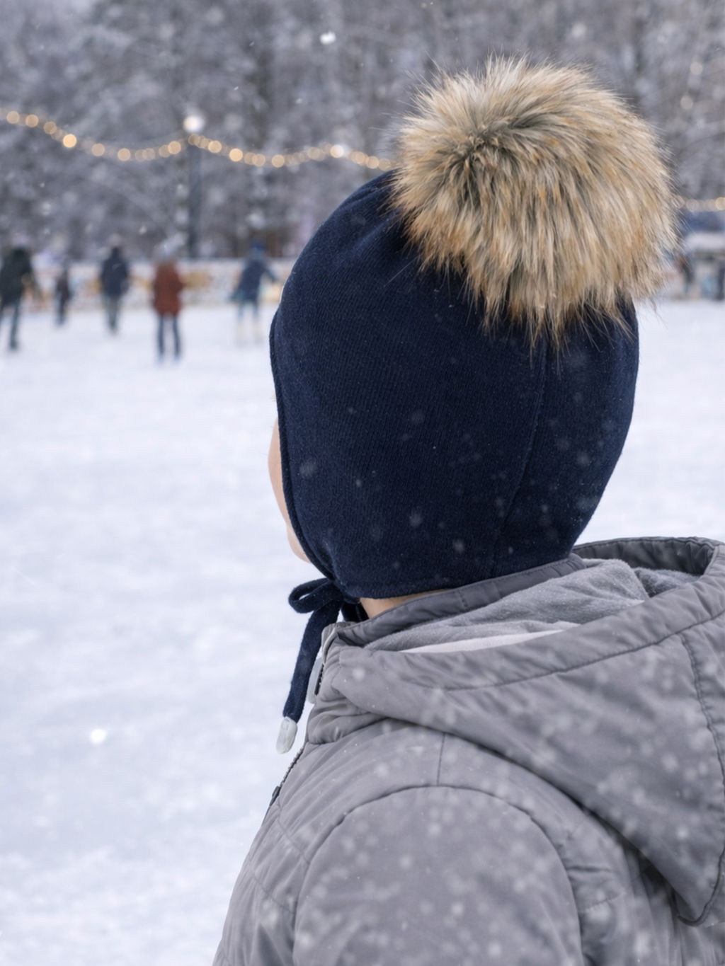 Шапка детская темносиняя