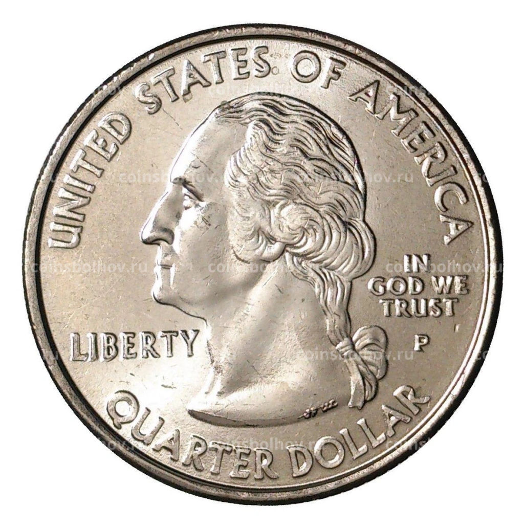 25 центов (1/4 доллара) 2003 года P США Штаты и территории  Иллинойс