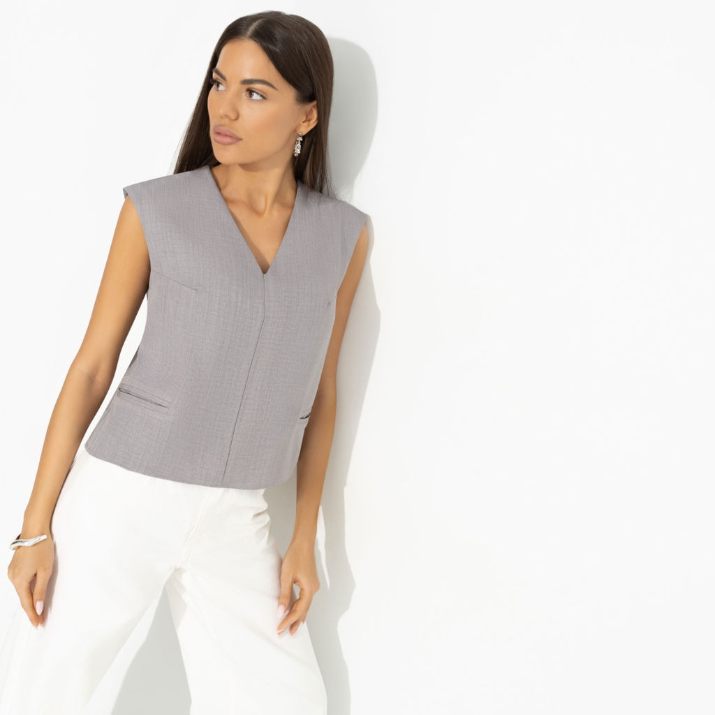 Жилет свободной посадки, Строго по моде - Charutti фото 4