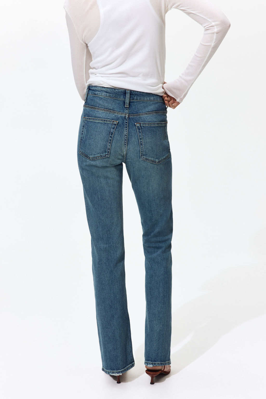 Bootcut High Waist Jeans - H&m фото 4