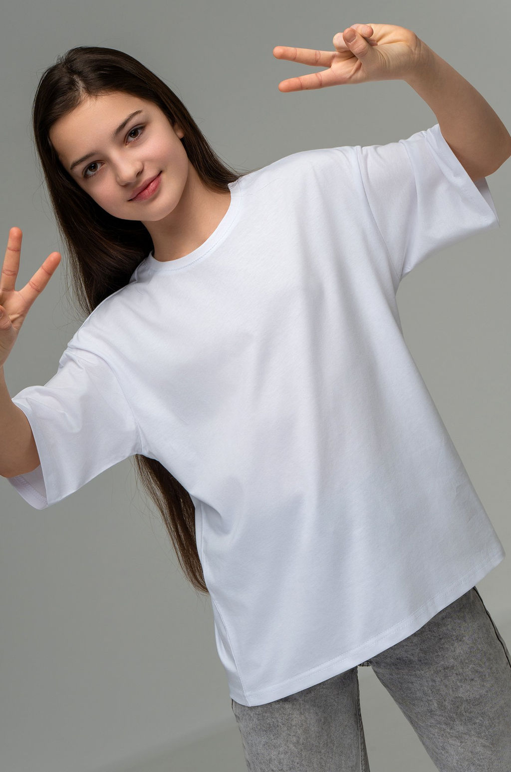 Детская футболка оверсайз Happyfox