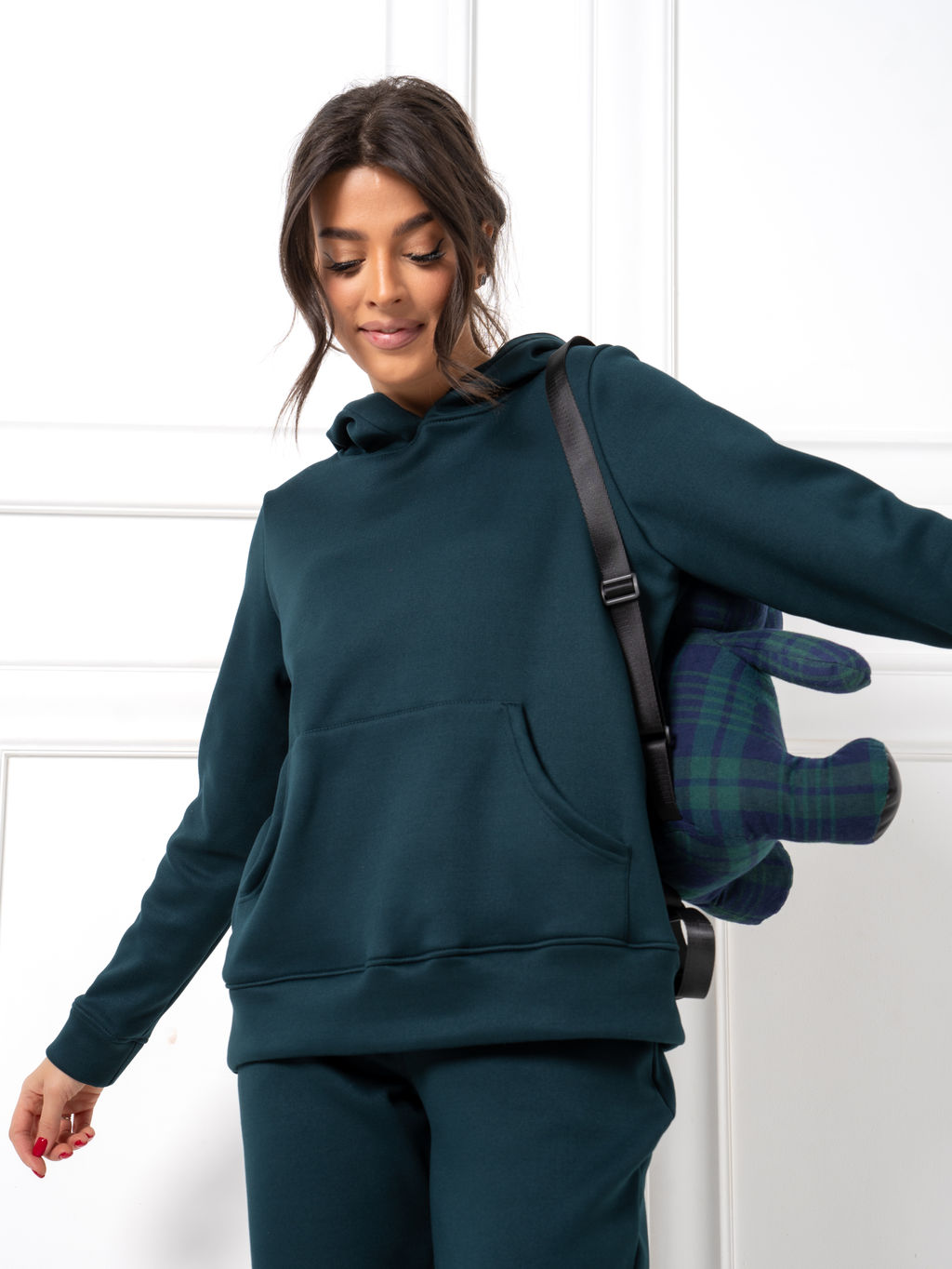 РАСПРОДАЖА Костюм жен.спорт. С утепл. (мех)_390/изумрудный - Ihomelux фото 4