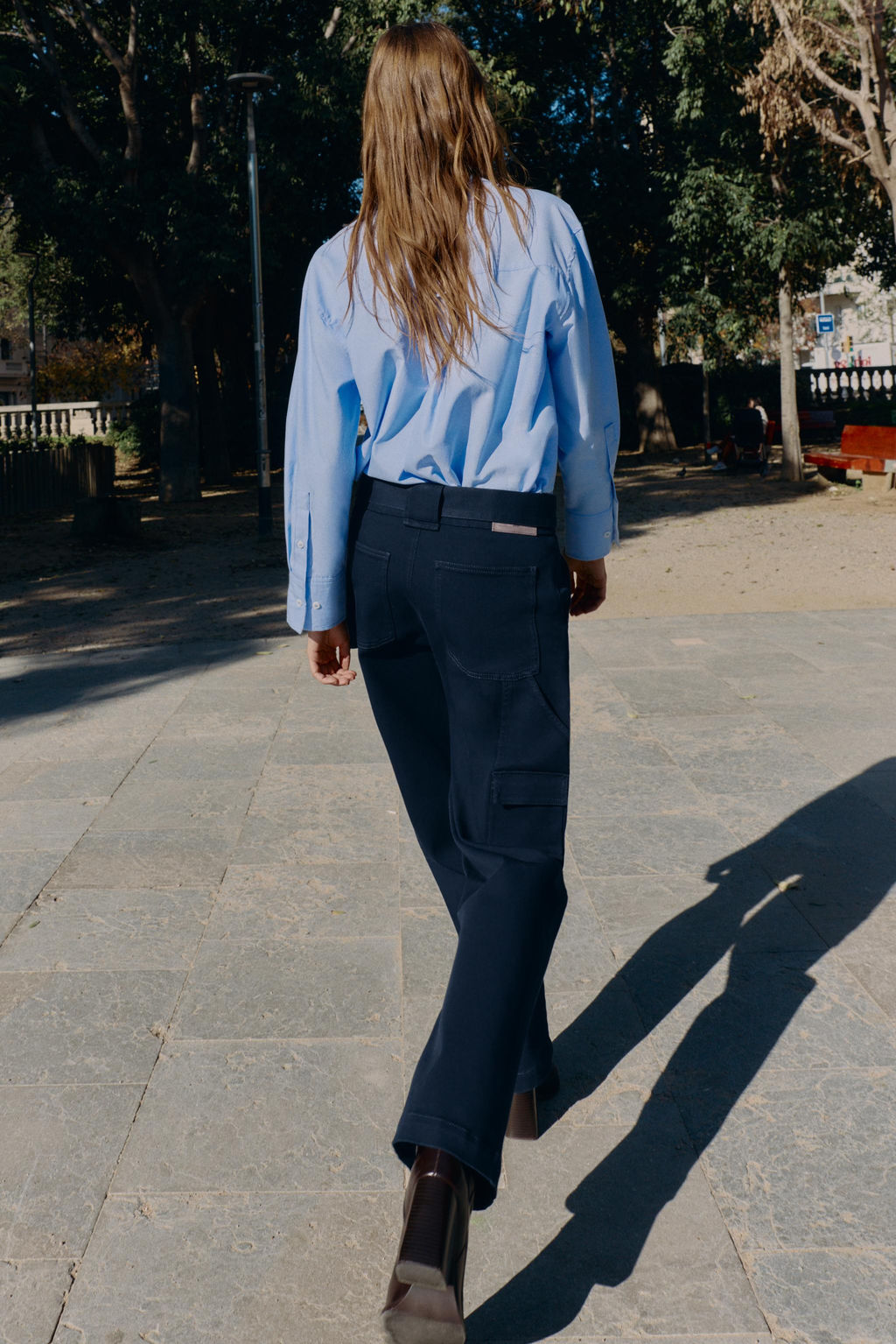 CARGO TROUSERS WITH BELT - Zara фото 11