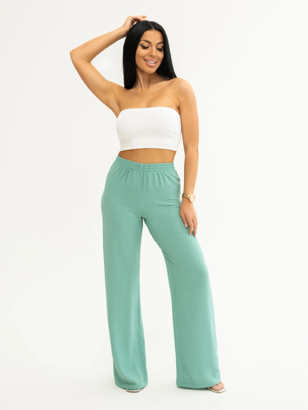 Брюки женские, цвет черный - Барболета фото 14