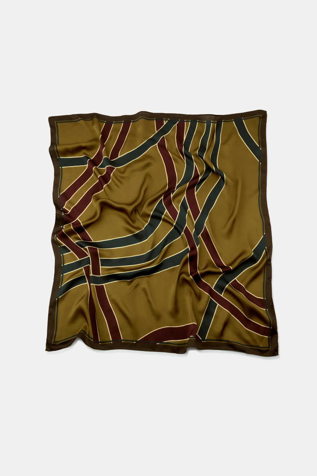 100% VISCOSE STRIPED PRINT SCARF - Zara фото 4
