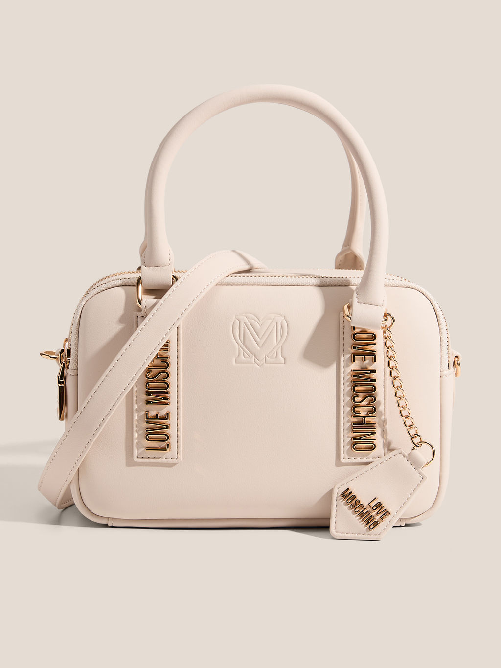 Женская сумка с ручками LOVE MOSCHINO PURE ESSENTIAL Артикул 4561267, молочно-бежевый