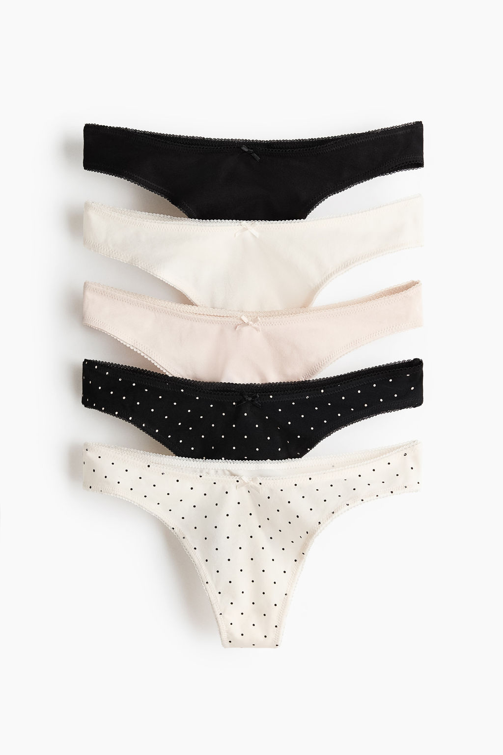 Pack de 5 bragas thong de algod?n - H&m фото 2