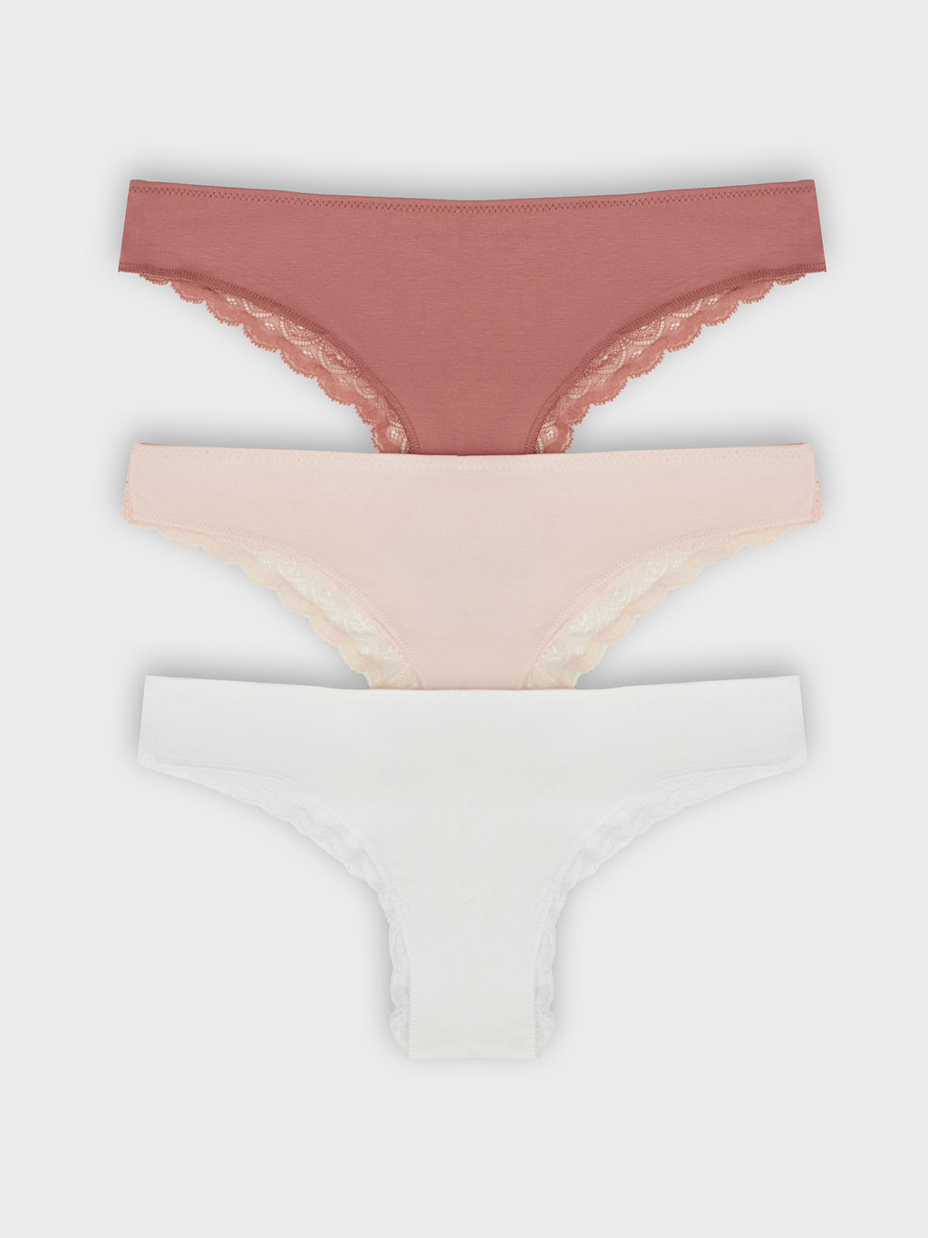 Цена за 2 штуки! Трусы бразилиана женские в наборе, 3 шт - Mark formelle фото 8