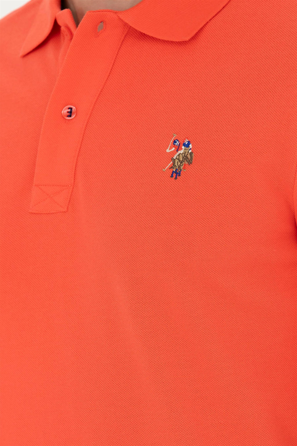 U. S. Polo Assn / Мужская базовая футболка с цветком граната - U.s. polo assn фото 7