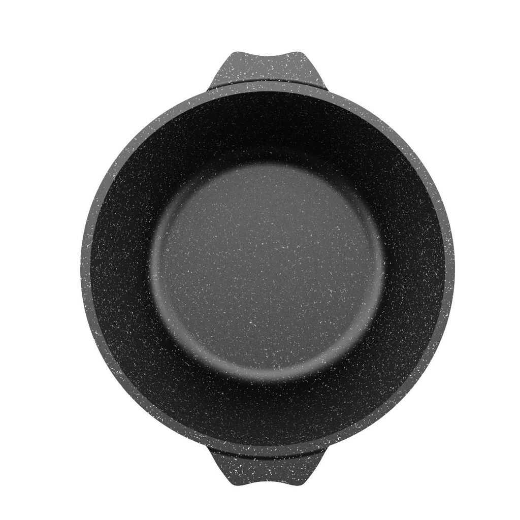 Кастрюля алюмин. 6л (АП) гранит black (46802) (Мечта)