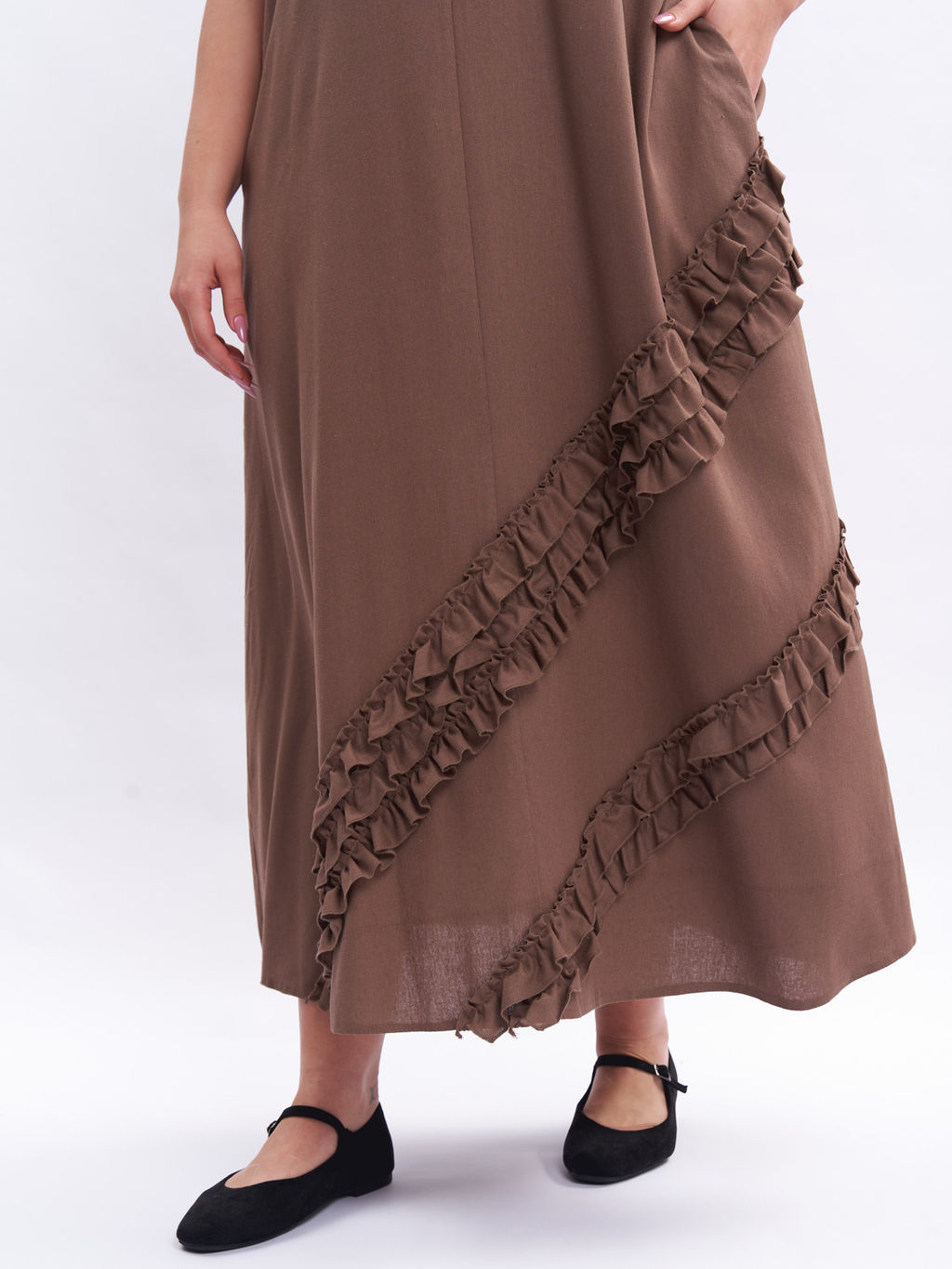 Платье льняное TPP36052BEG18 - Артесса фото 5