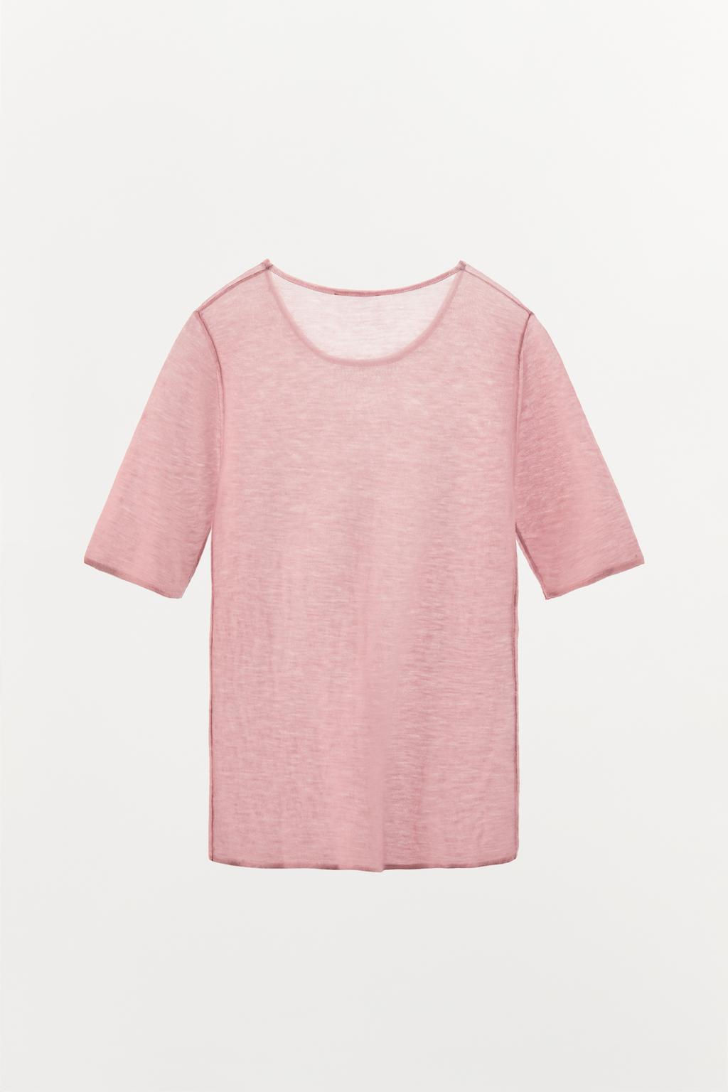 100% WOOL T-SHIRT - Zara фото 9