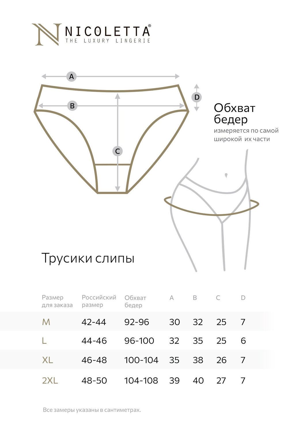 Женские трусы-слипы в рубчик 7 шт. Nicoletta  фото 3