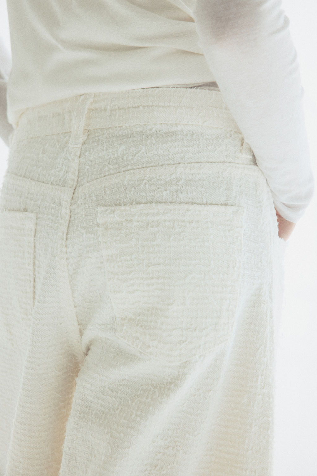 Bermudas en sarga texturizada - H&m фото 4