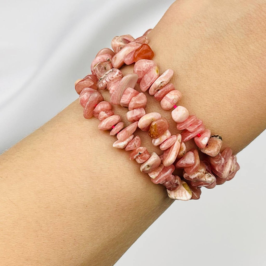 Бусины для украшений из Родохрозита крошка