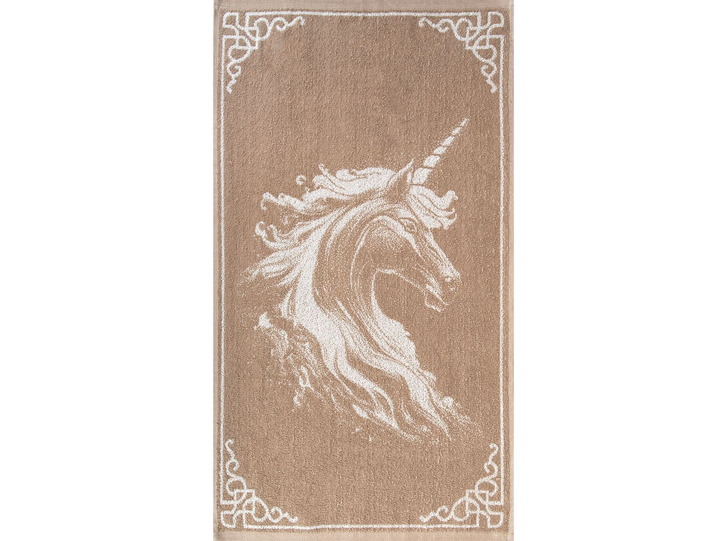 Полотенце махровое 6с103.512ж2 Огненный единорог (лен3) 50х90см