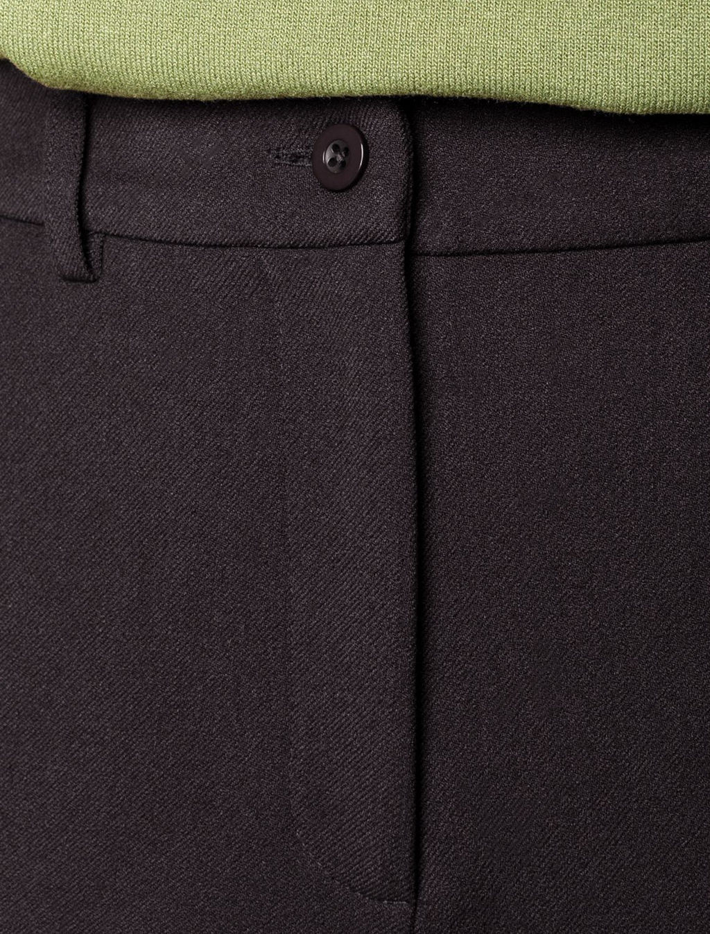 Прямые брюки из супер-плотной эластичной поливискозы