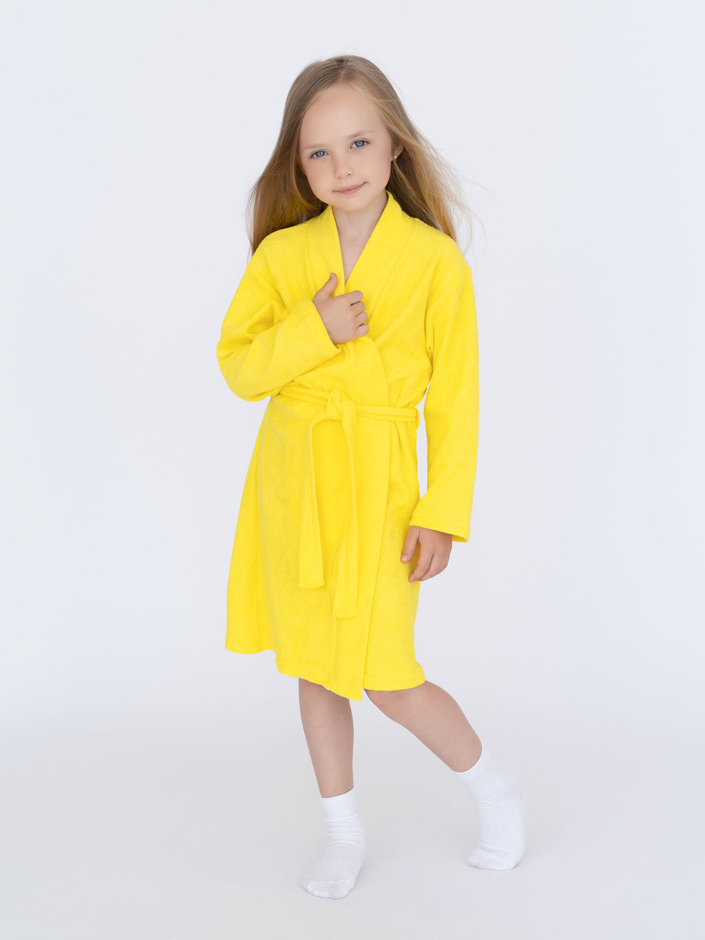 Халат детский лимон 909/1 (98, 56)